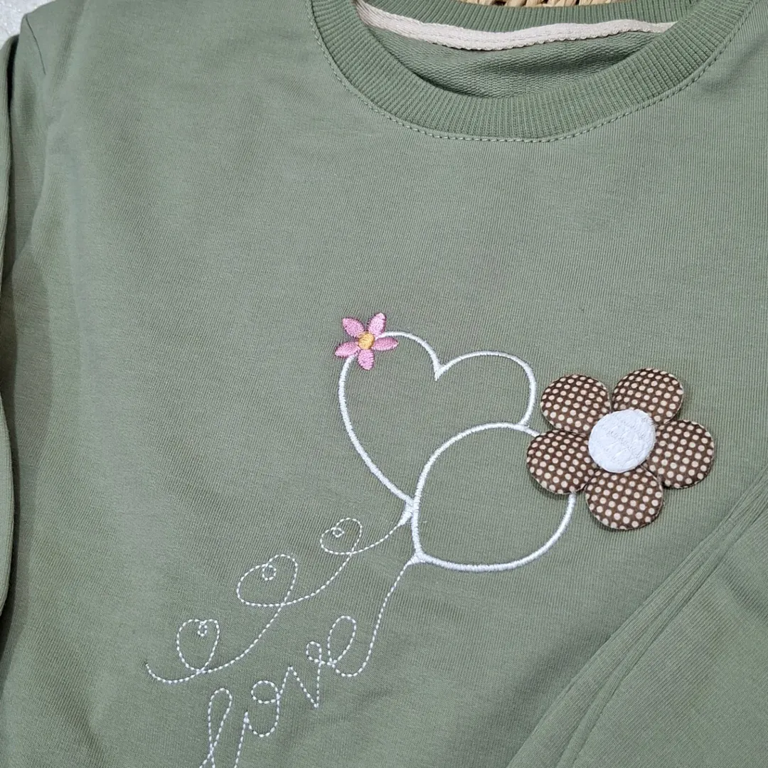 ست بلوز شلوار پنبه لاکرا (شلوار بگ و رگه دوزی )